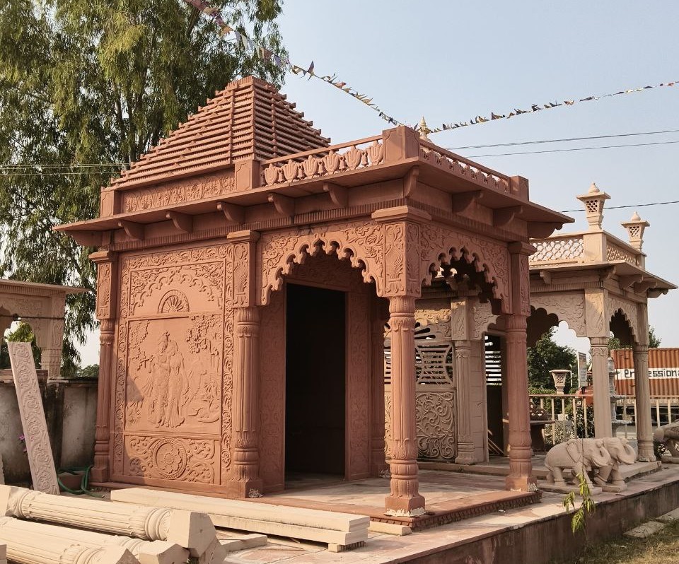 red sandstone temple