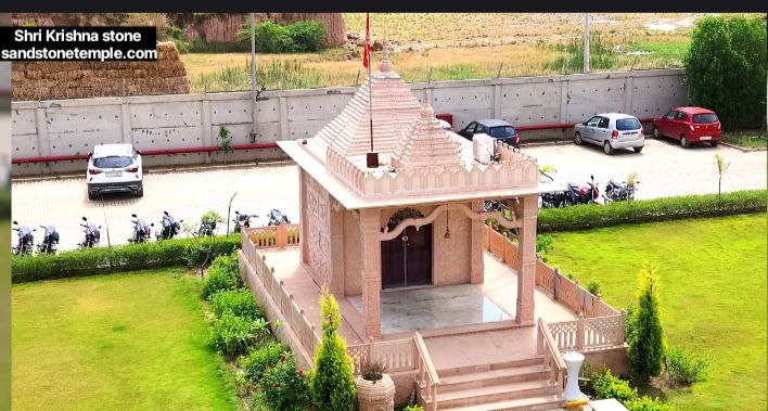 pink sandstone temple