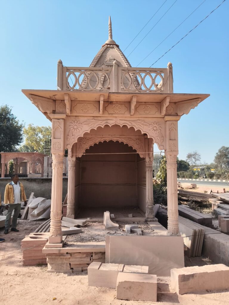 sandstone temple construction